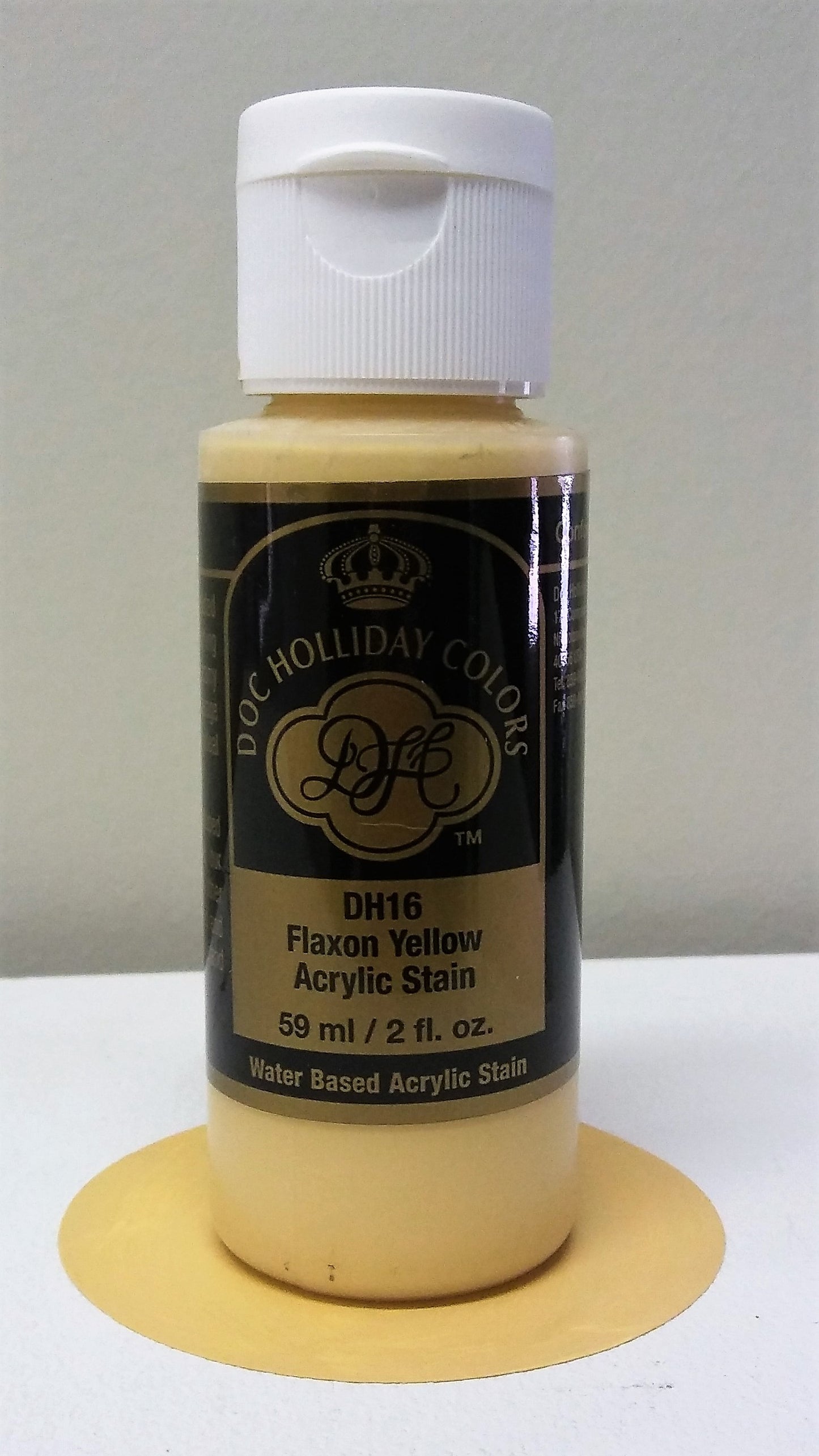 A DH 16 Flaxon Yellow Acrylic Stain image 0