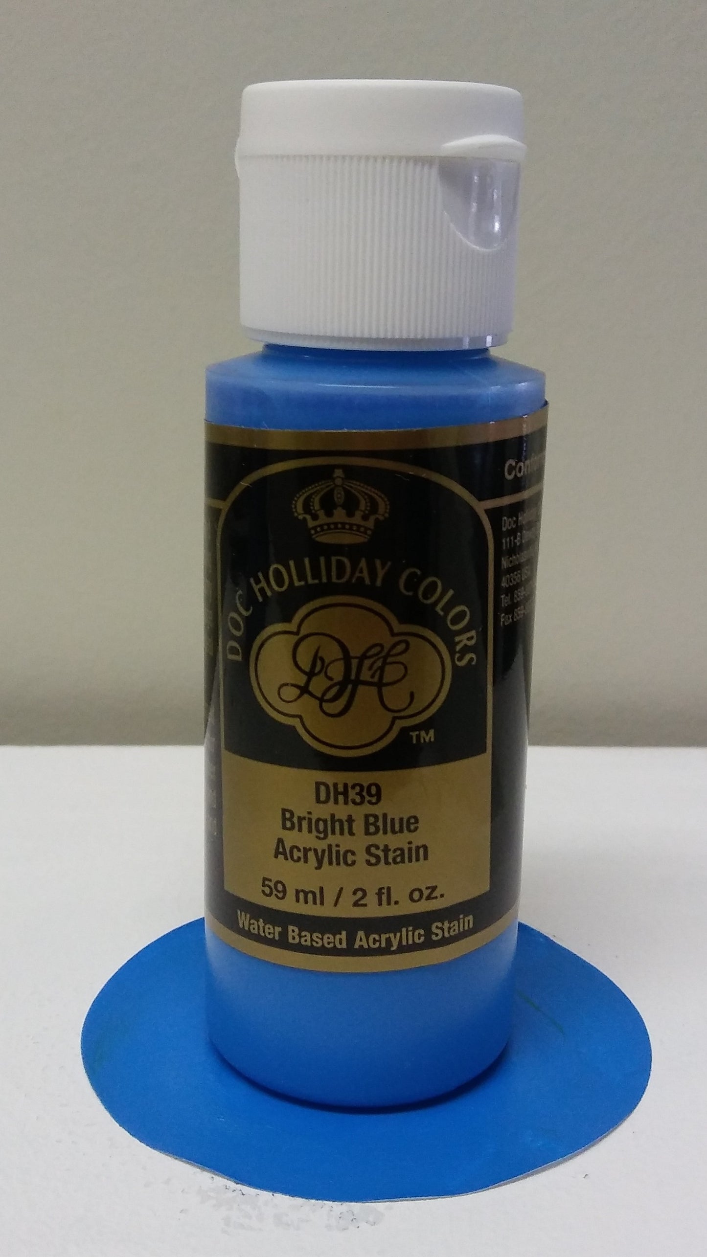 A DH 39 Bright Blue Acrylic Stain image 0