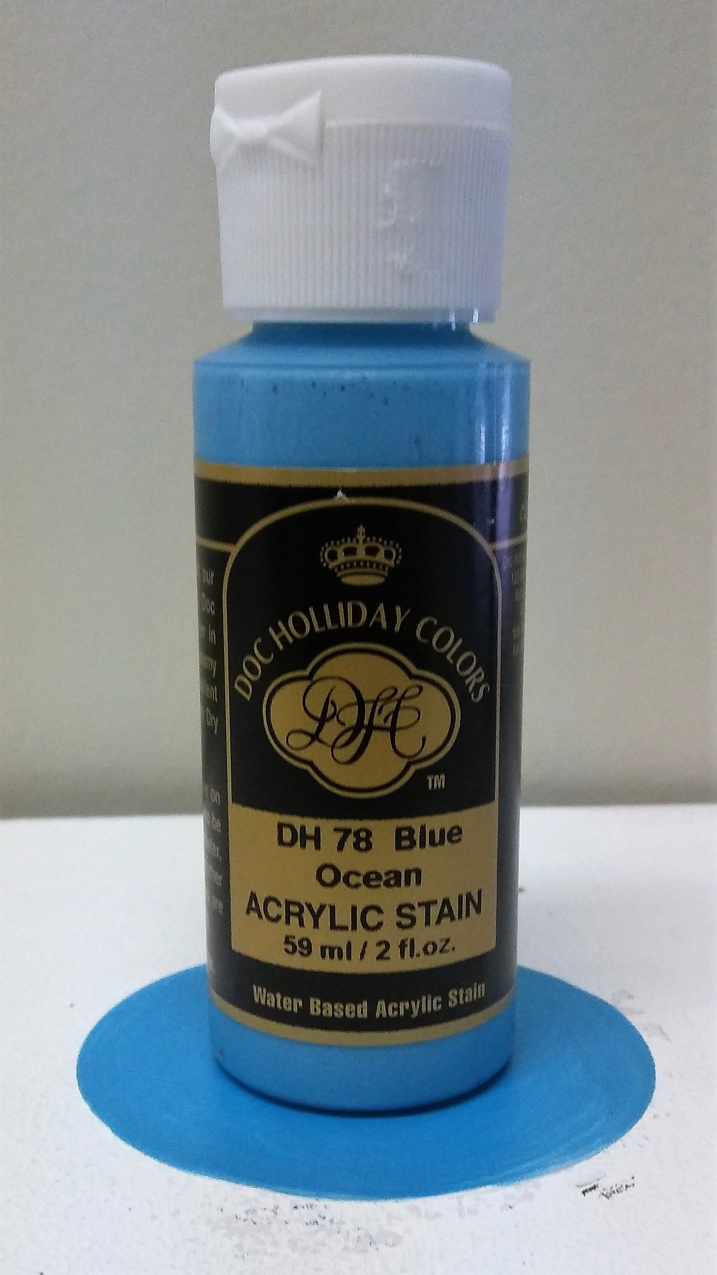 A DH 78 Blue Ocean Pearl Acrylic Stain image 0
