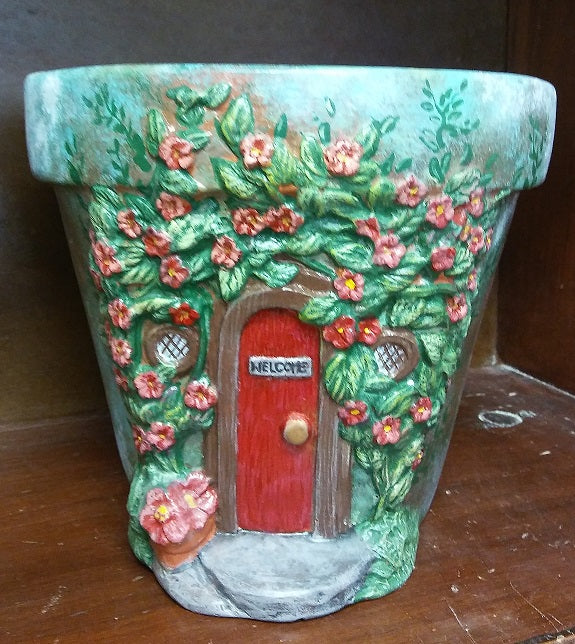KP 1043 Fairy Oval Door Planter image 0