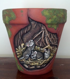 KP 1020 Mice Flower Pot image 0