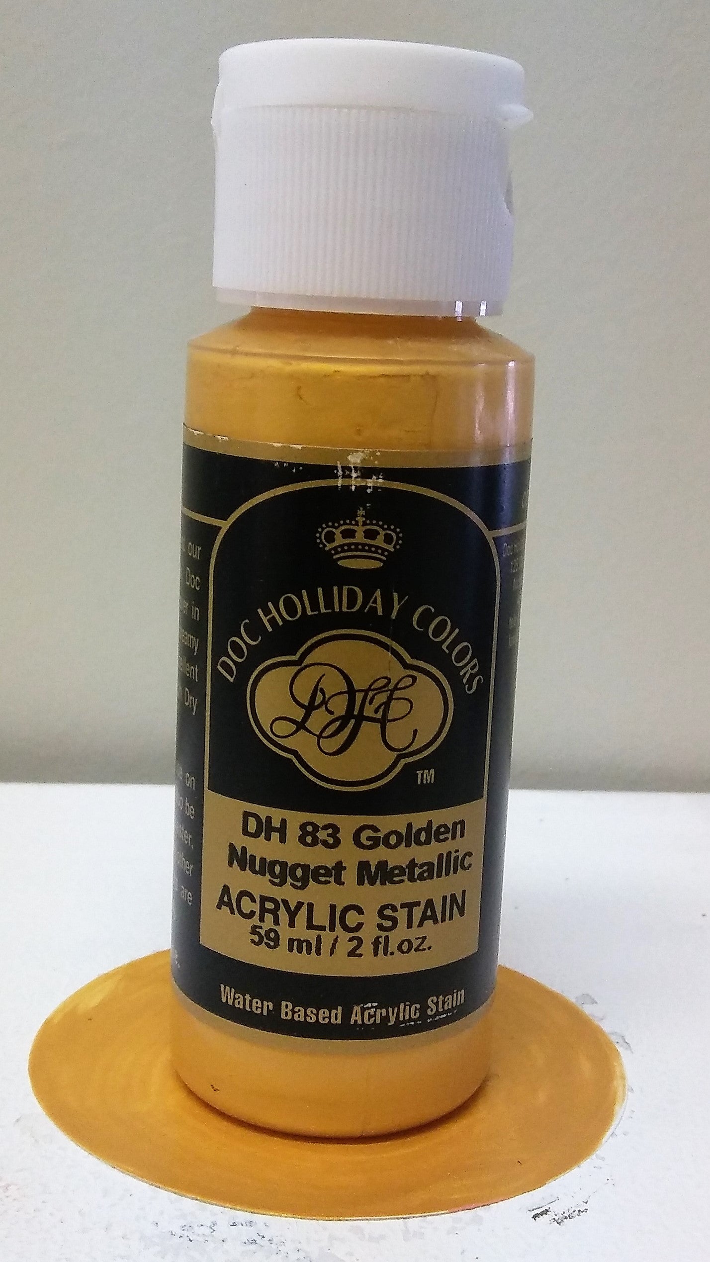 A DH 83 Golden Nugget Metallic Acrylic Stain image 0