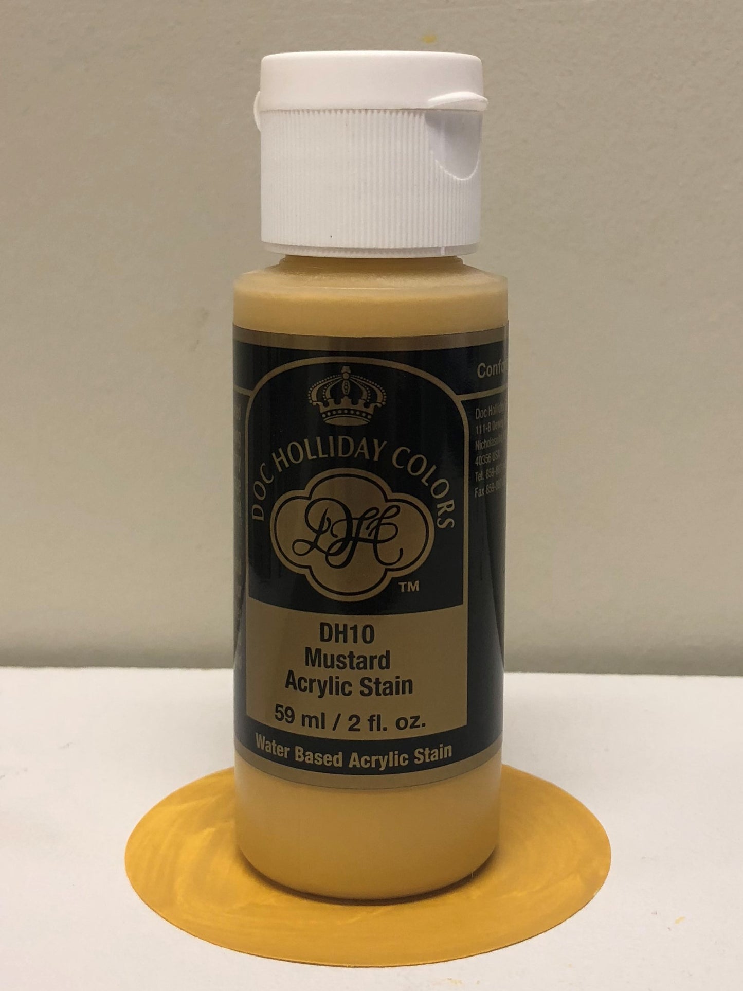 A DH 10 Mustard Acrylic Stain image 0