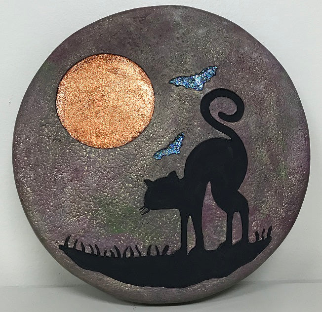 KP 1111 Cat Halloween Stepping Stone image 0