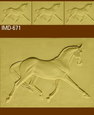 IMD 671 Dressage Horse Tile image 0