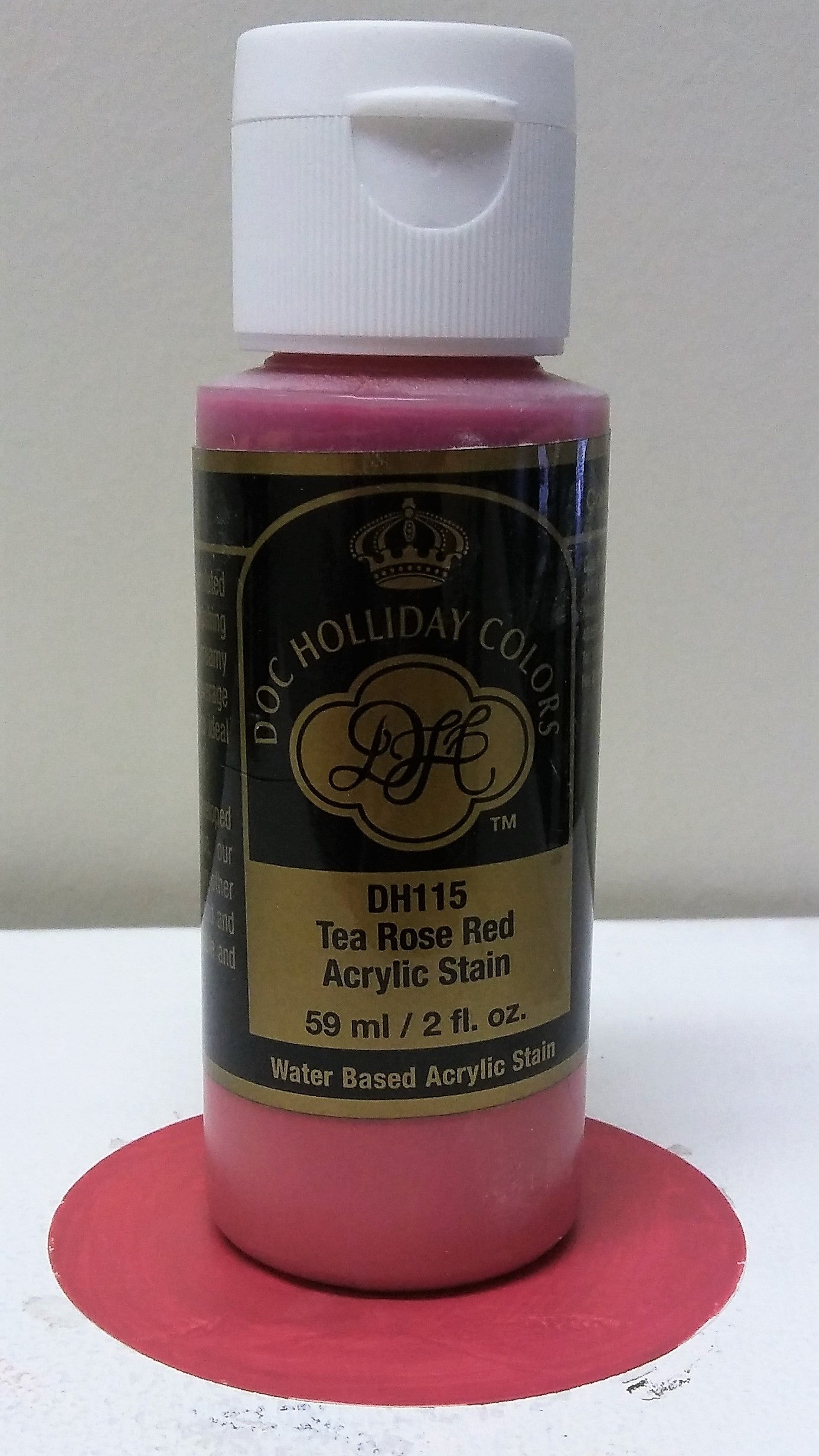 A DH 115 Tea Rose Pink Acrylic Stain image 0