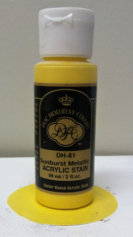 A DH 81 Sunburst Metallic Acrylic Stain image 0