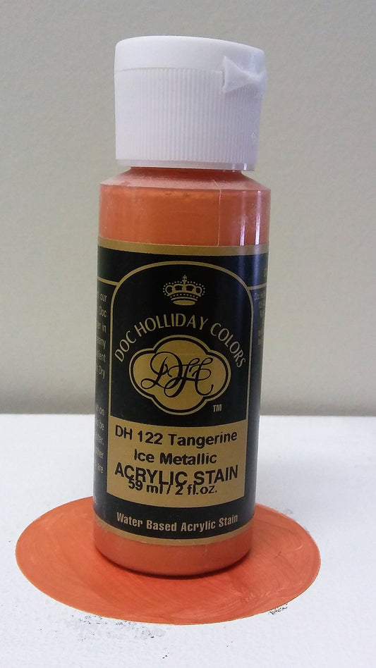 A DH 122 Tangerine Ice Metallic Acrylic Stain image 0
