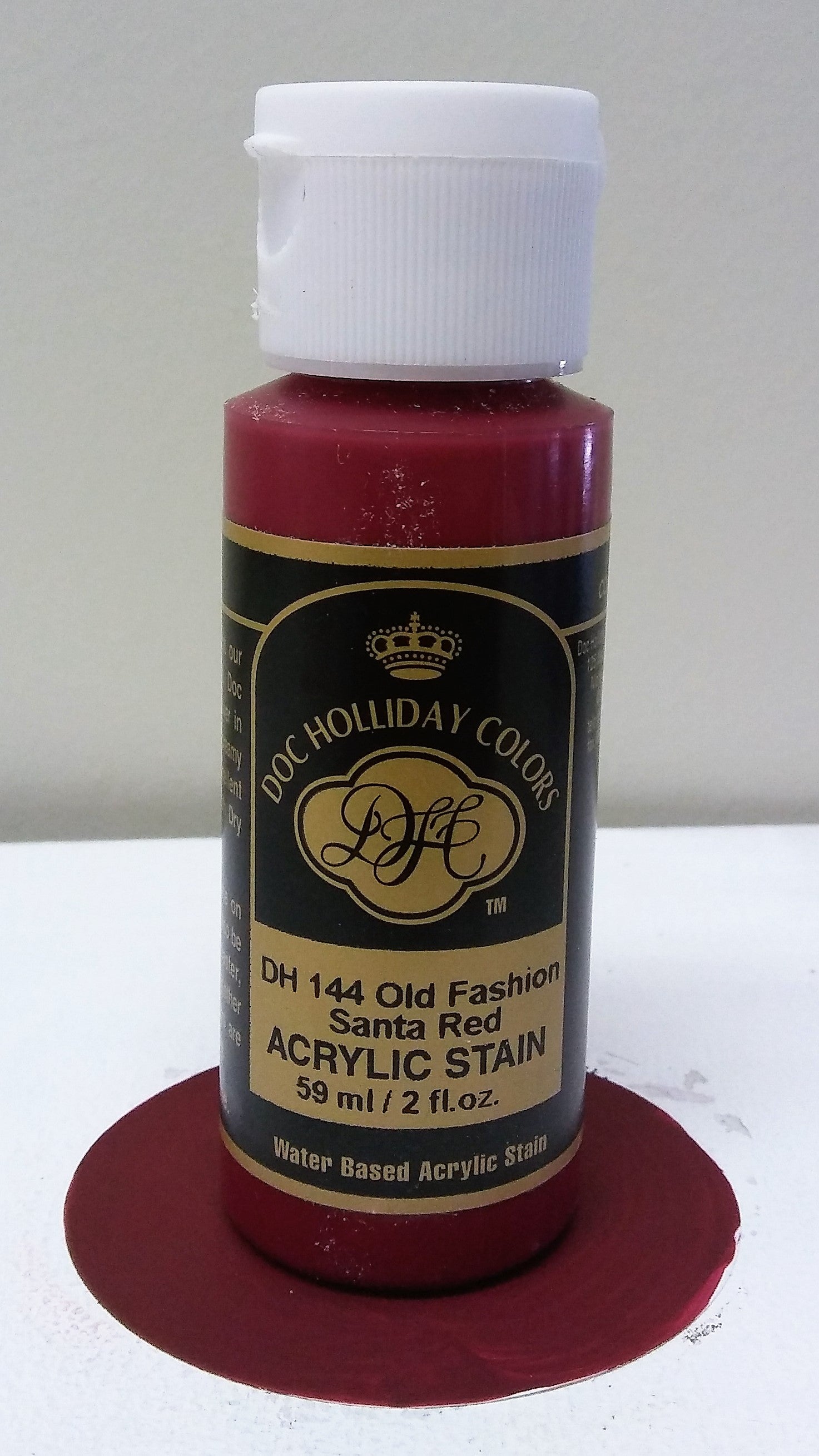 A DH 144 Old Fashioned Santa Red Acrylic Stain image 0