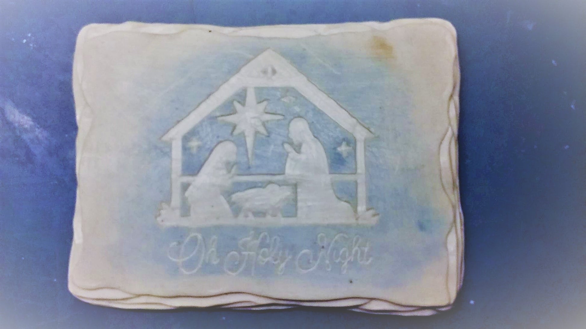 KP 1116 Oh Holy Night Nativity Slate image 0