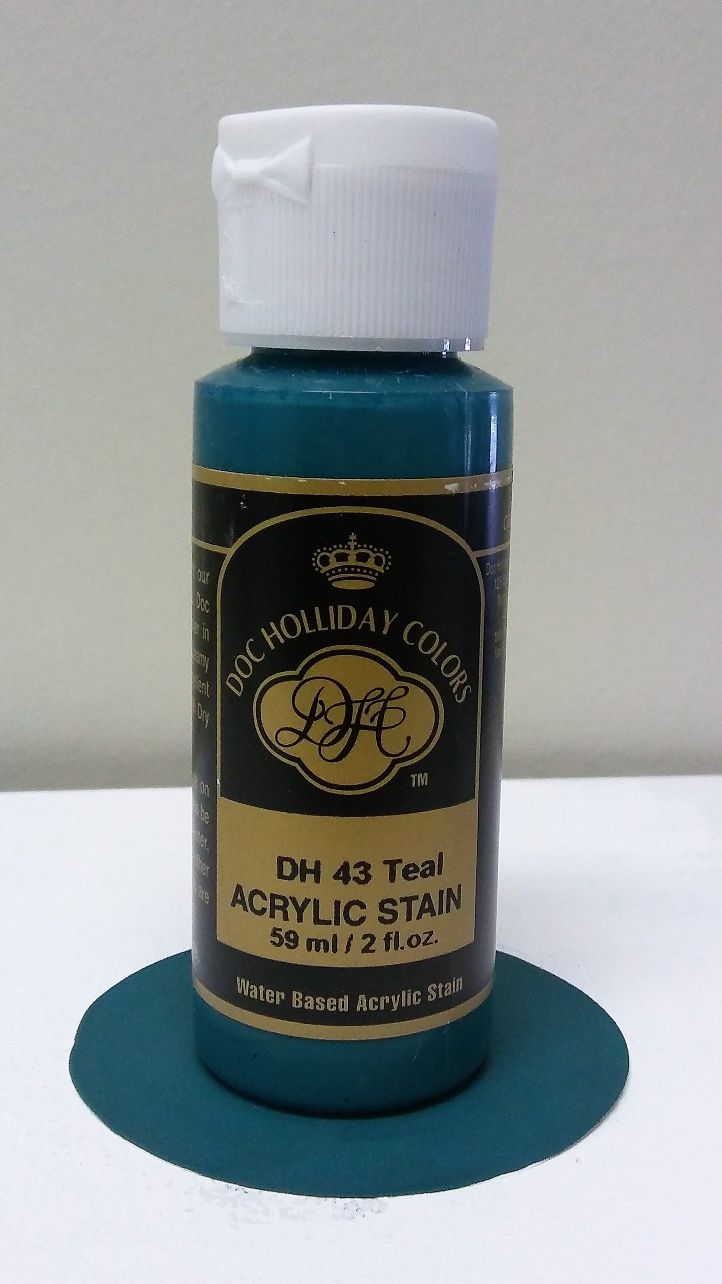 A DH 43 Teal Acrylic Stain image 0