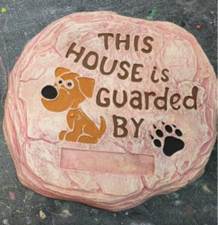 KP 1125 Guarded Dog Stepping Stone image 0