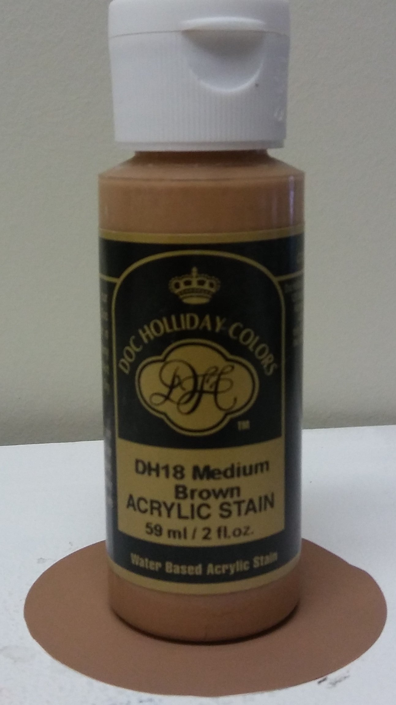 A DH 18 Medium Brown Acrylic Stain image 0