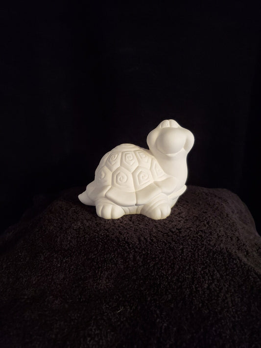 Small Smiling Turtle Figurine image 0
