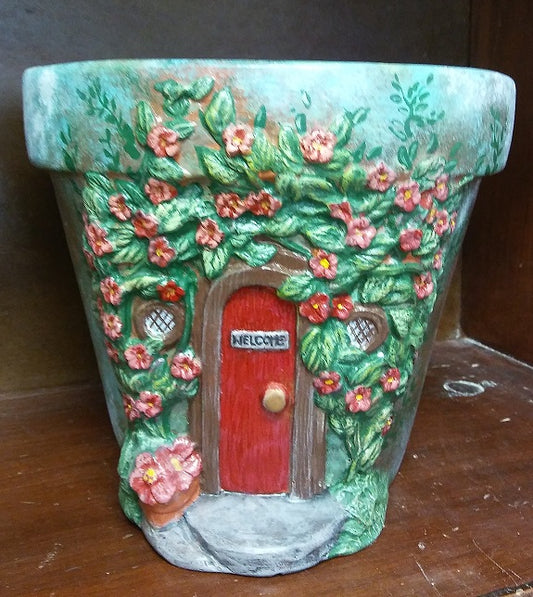 KP 1043 Fairy Oval Door Planter image 0
