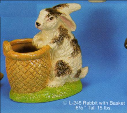 L 245 Rabbit w/ Basket image 0