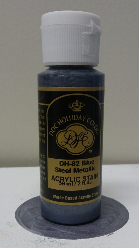 A DH 82 Blue Steel Metallic Acrylic Stain image 0