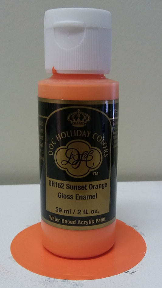 A DH 162 Sunset Orange Gloss Enamel Acrylic Stain image 0