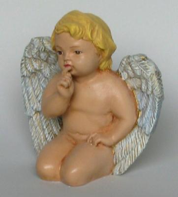 IMD 631 Victorian Cherub with Teddy Bear image 0