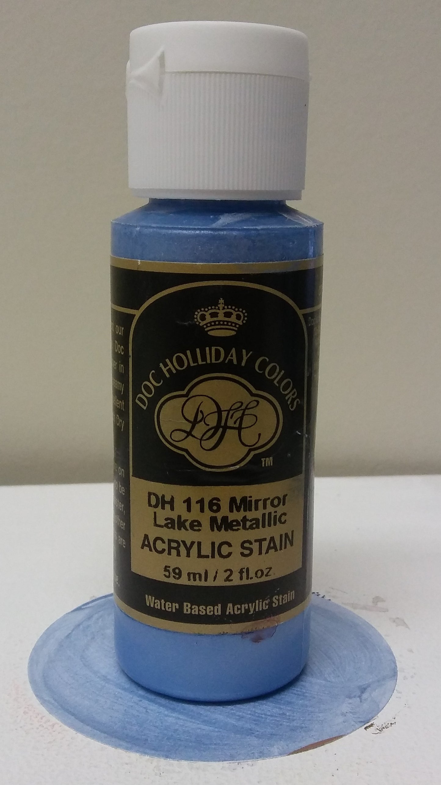 A DH 116 Mirror Lake Metallic Acrylic Stain image 0
