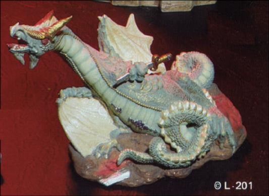 L 201 Large Laying Dragon image 0