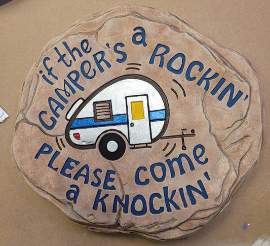 KP 1124 Camper Rockin' Stepping Stone image 0
