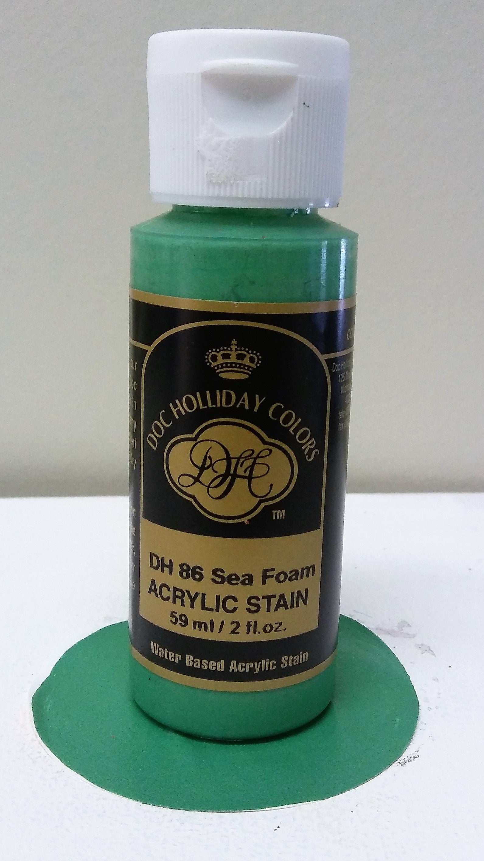 A DH 86 Sea Foam Metallic Acrylic Stain image 0