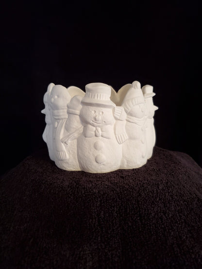Snowman Candle Holder image 0