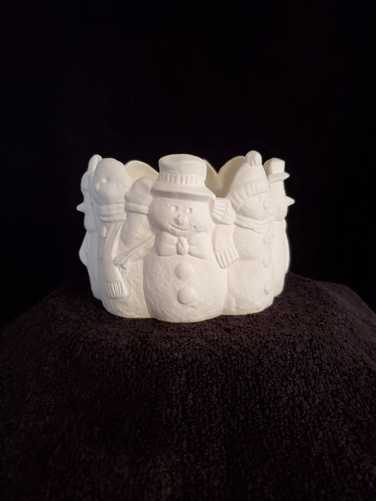 Snowman Candle Holder image 0