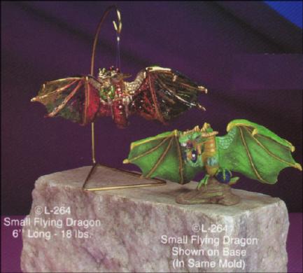 L 264 Small Flying Dragon & Base image 0