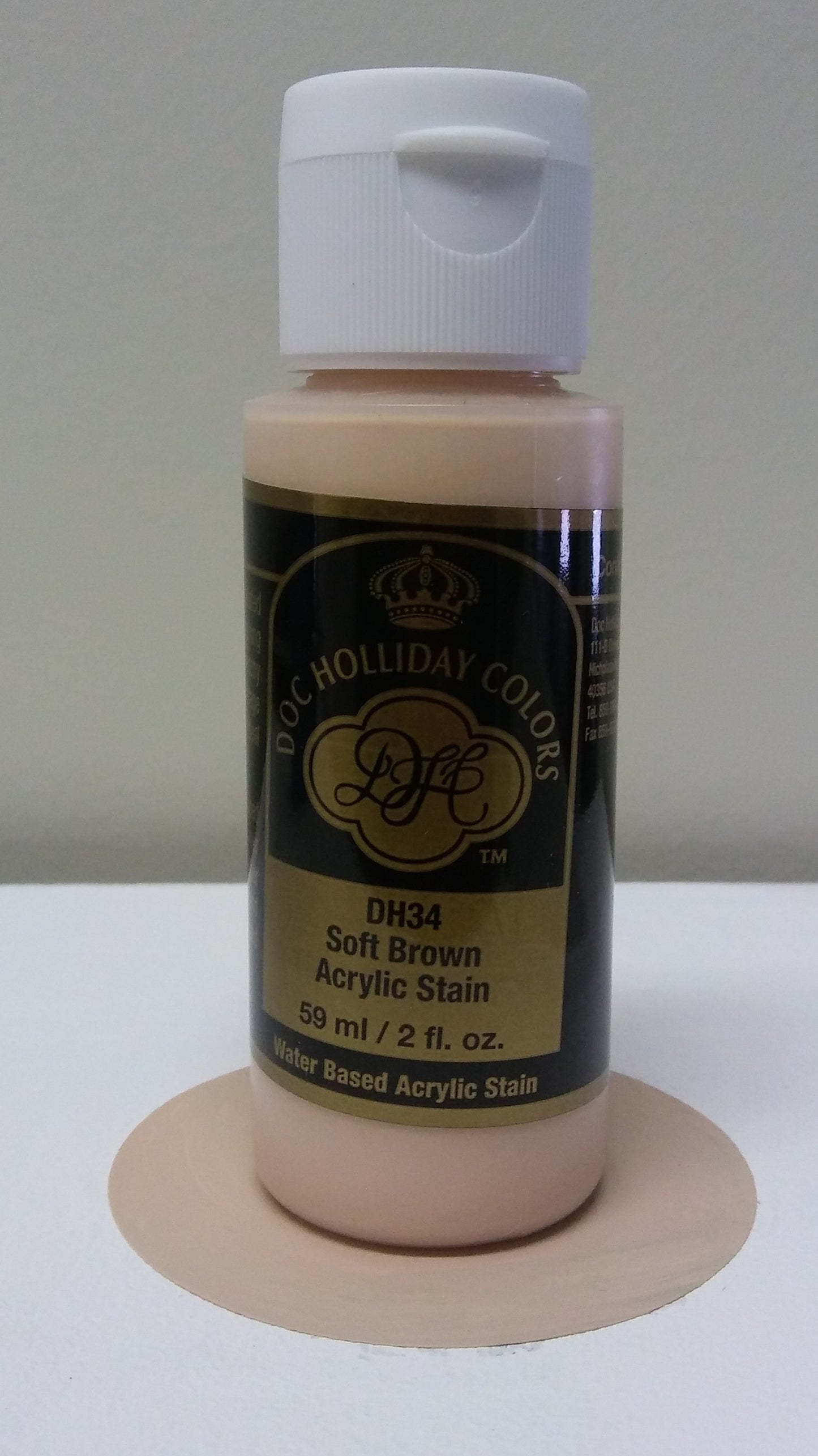 A DH 34 Soft Brown Acrylic Stain image 0