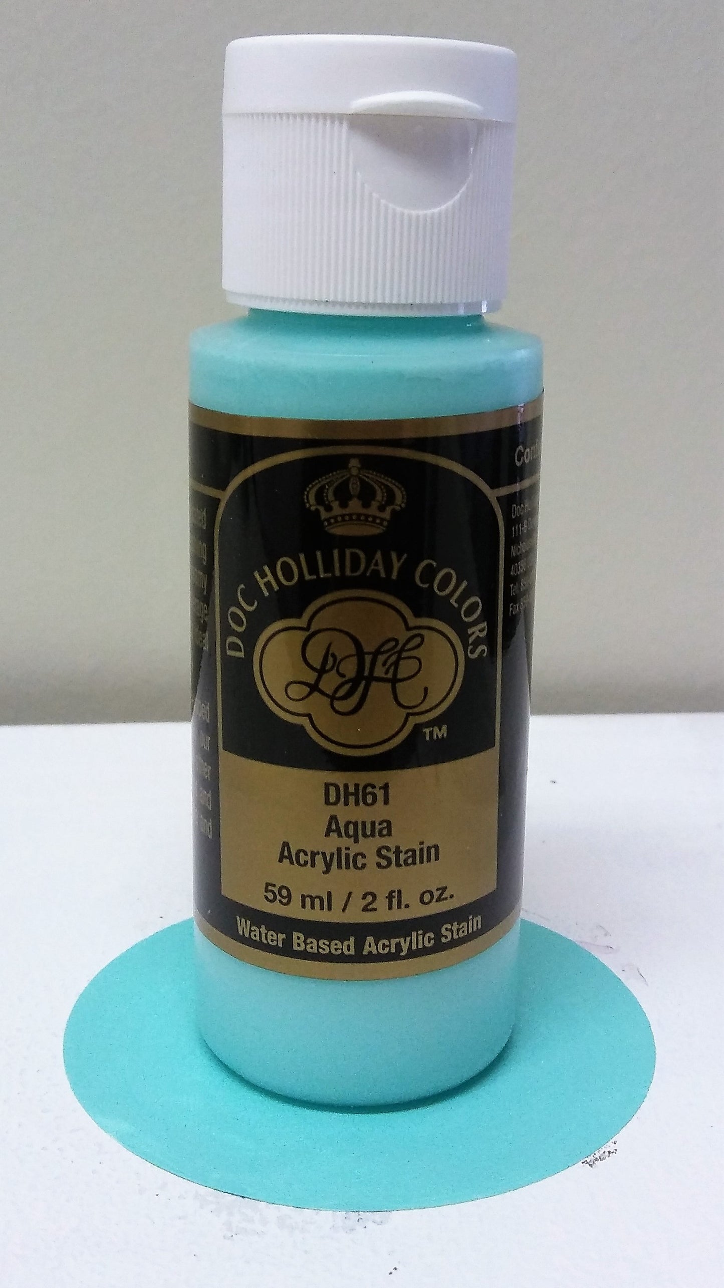 A DH 61 Aqua Acrylic Stain image 0