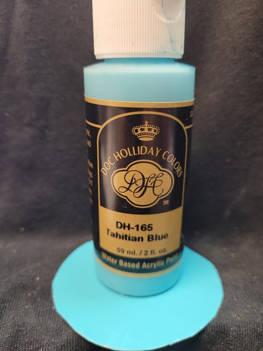 A DH 165 Tahitian Blue Gloss Enamel Acrylic Stain image 0