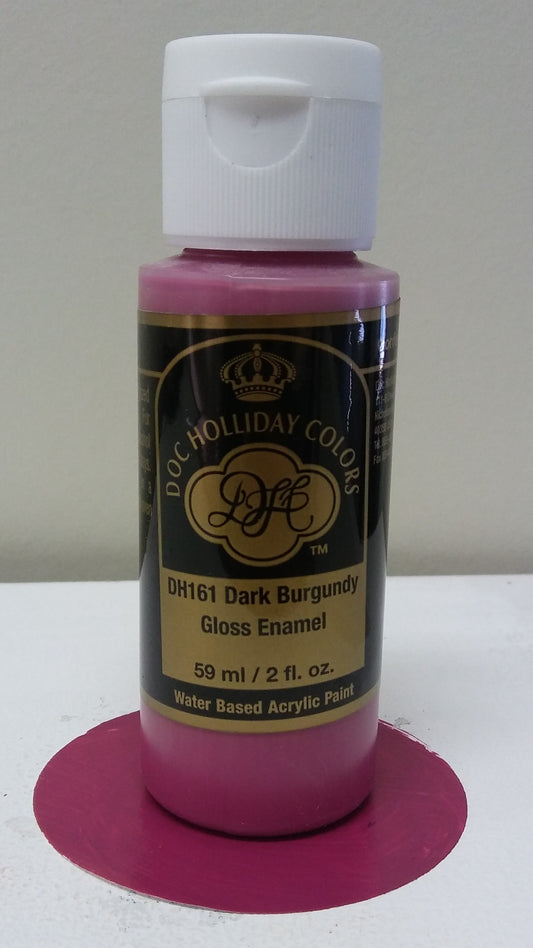 A DH 161 Dark Burgundy Gloss Enamel Acrylic Stain image 0