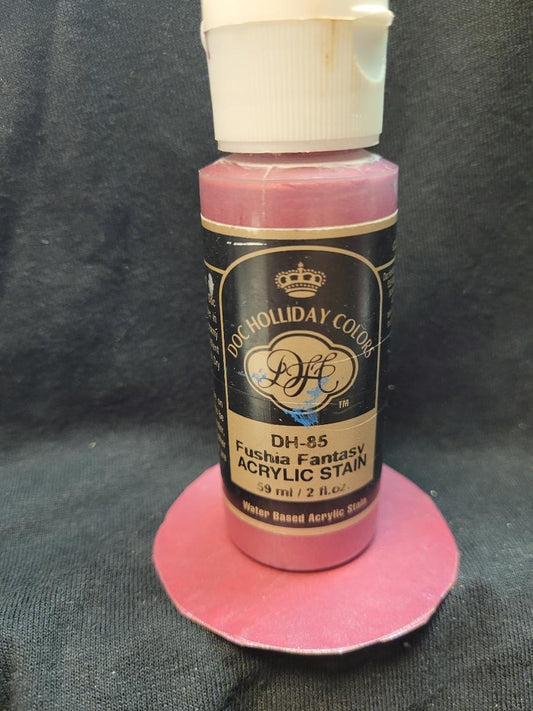 A DH 85 Fuschia Fantasy Metallic Acrylic Stain image 0