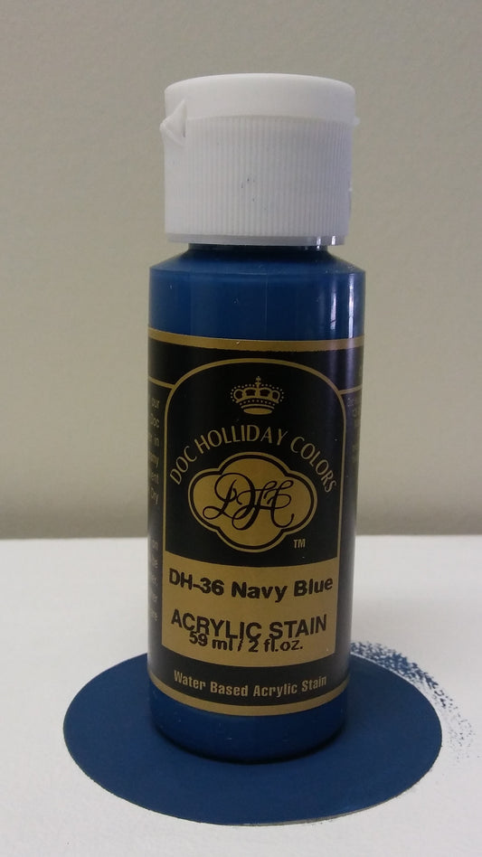 A DH 36 Navy Blue Acrylic Stain image 0