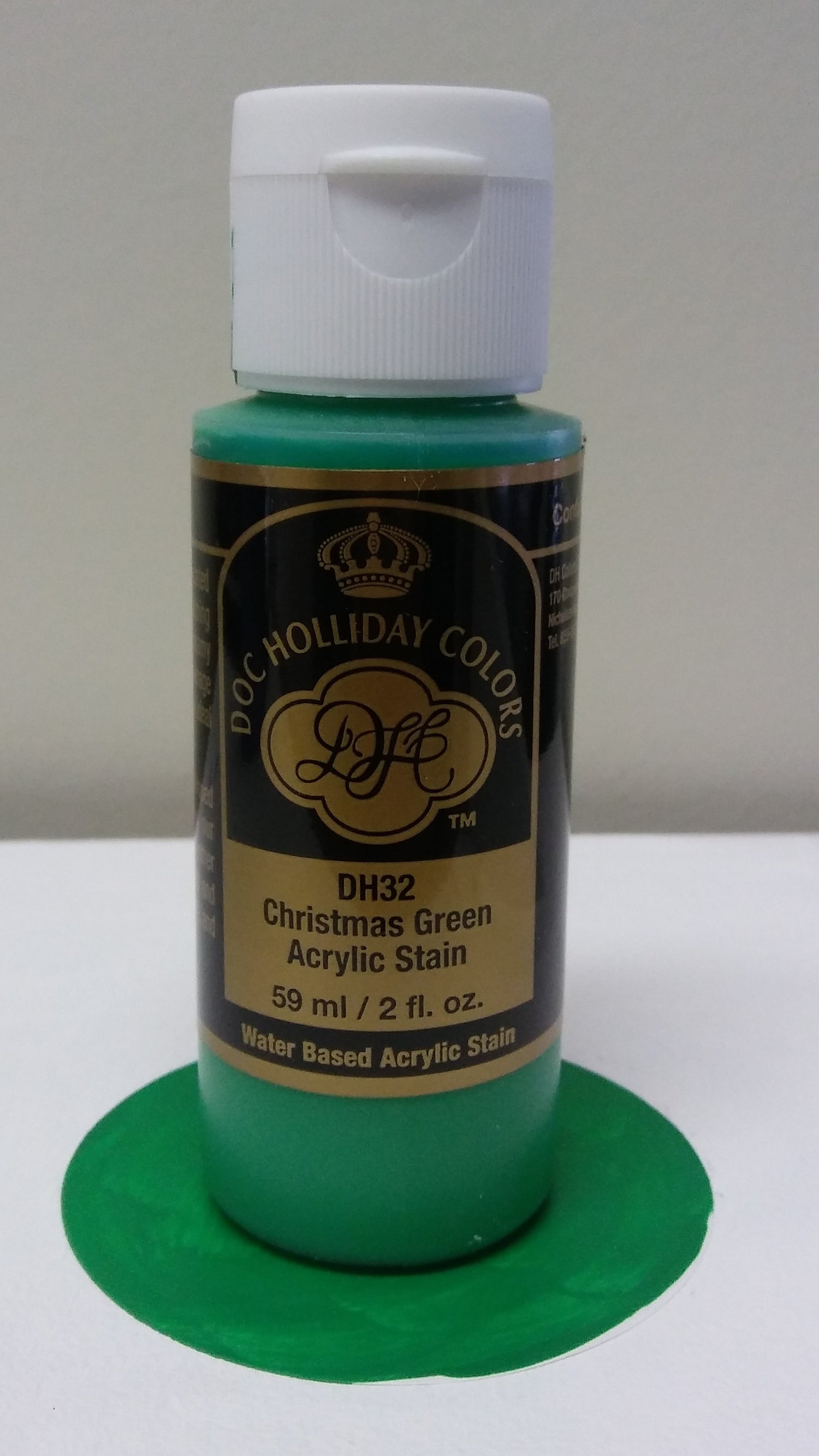 A DH 32 Christmas Green Acrylic Stain image 0