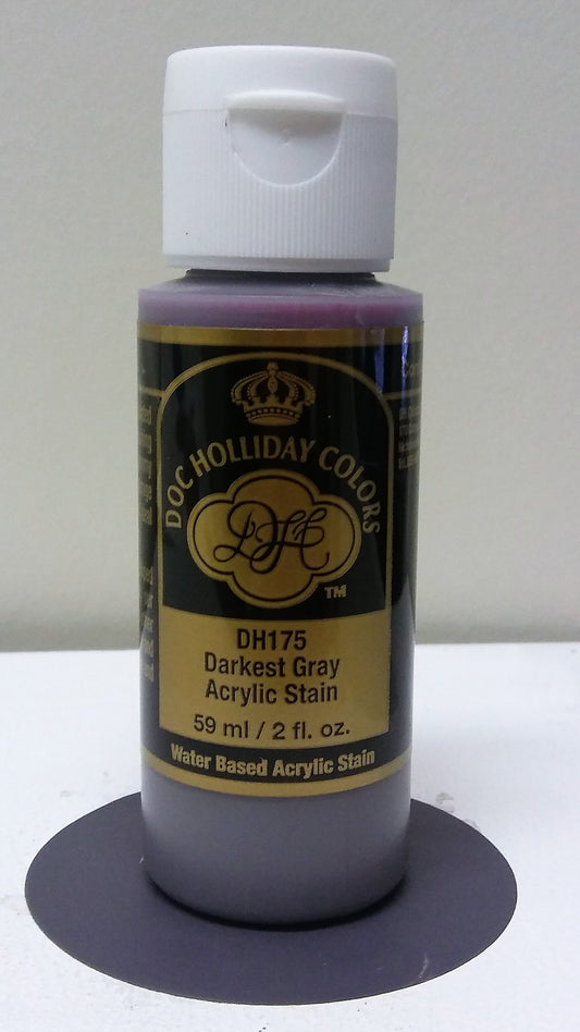 A DH 175 Darkest Grey Acrylic Stain image 0